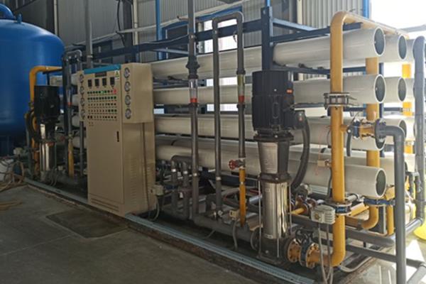 RO pure water equipment installation and operation